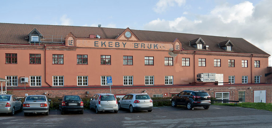 Upsala-Ekeby bruk, foto på fabriken