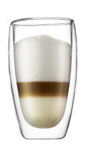 kaffeglas, dubbla väggar