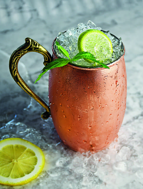 Kopparmugg med Moscow Mule